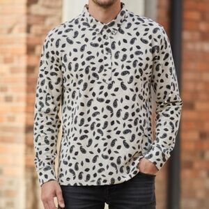 Vintage Specialty collection 3X Paisley Button Down Long Sleeve Shirt - Men’s